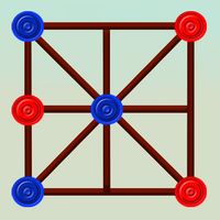 Three Men's Morris, Three Bead