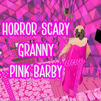 Horror Scary Granny Pink Barby