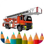 fire truck coloring book
