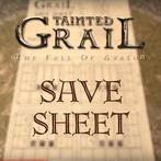 Tainted Grail Save Sheet