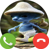 Fake Call Smurf Cat Games