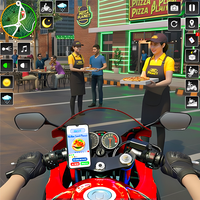 Pizza Delivery Bike Games 3D