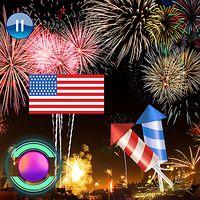 Fireworks Pyro Play Light 3D