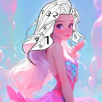 Little Mermaid Paint by Number