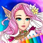 Fantasy Love Coloring Book