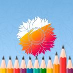 Coloring Flowers: Painting Boo