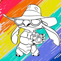 Blue Koala Coloring Book