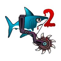 Angry shark attack. Weapon her