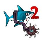 Angry shark attack. Weapon her