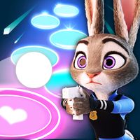 Zootopia Rush Tiles Magic Hop