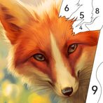 Fox Coloring Book Adult Game