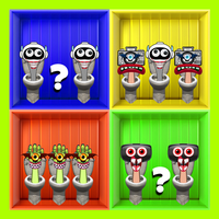 Triple Match Monster Toilet