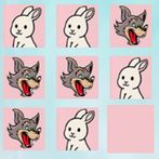 Tic Tac Toe (Rabbit vs Wolf)