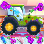 Kids Vehicles Auto Wash Garage