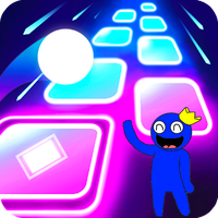 Rainbow friends Tiles Hop Ball