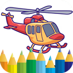 helicopter coloring book