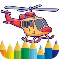 helicopter coloring book