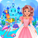 girls cleaning castle games