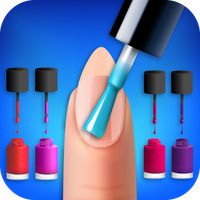 Salon-Long Nail Polish Game