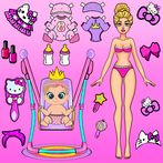 Sweet Doll Dressup Makeup Game
