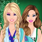 College Student Girl Dress Up