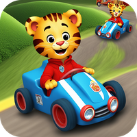 Tiger Car Racing: Animal Race
