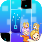 Lankybox Piano Song tiles