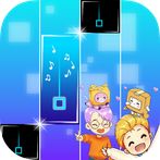 Lankybox Piano Song tiles