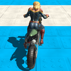 Moto Racing 3D Super Heroes