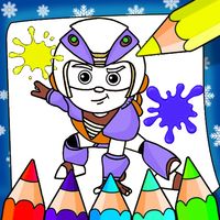 Vir the boy Coloring Robot