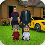 Virtual Family - Happy Dad Mom