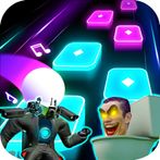 Skibidi Toilet tiles hop music