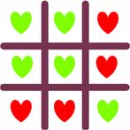 Tic Tac Toe Heart