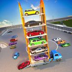 Crazy Car Transport Truck 3d