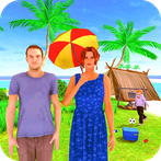 Happy Family Summer Vacation