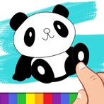 Little Panda Coloring Game
