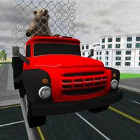 Zoo Animals Transport Truck 3D
