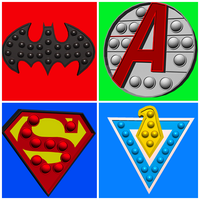 Pop it superhero fighter 3D