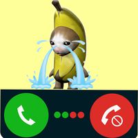 Banana Cat Crying Fak Call