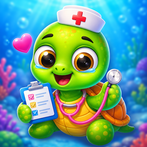 Baby water animal care game