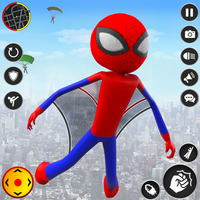 Spider Stickman Game Rope Hero