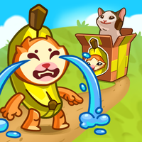 Happy Cats Farm: Banana Puzzle
