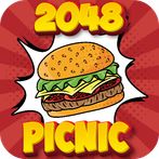 2048 Food Sliding Puzzle Merge