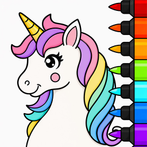 Unicorn Coloring Girl Games