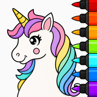Unicorn Coloring Girl Games