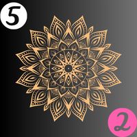 Mandalas Art: Color By Number