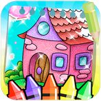 Sanrio House coloring drawing