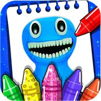 Coloring garten evil banban's