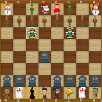 Ajedrez - piezas de halloween