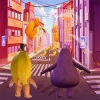 Happy Banana VS Grima monster